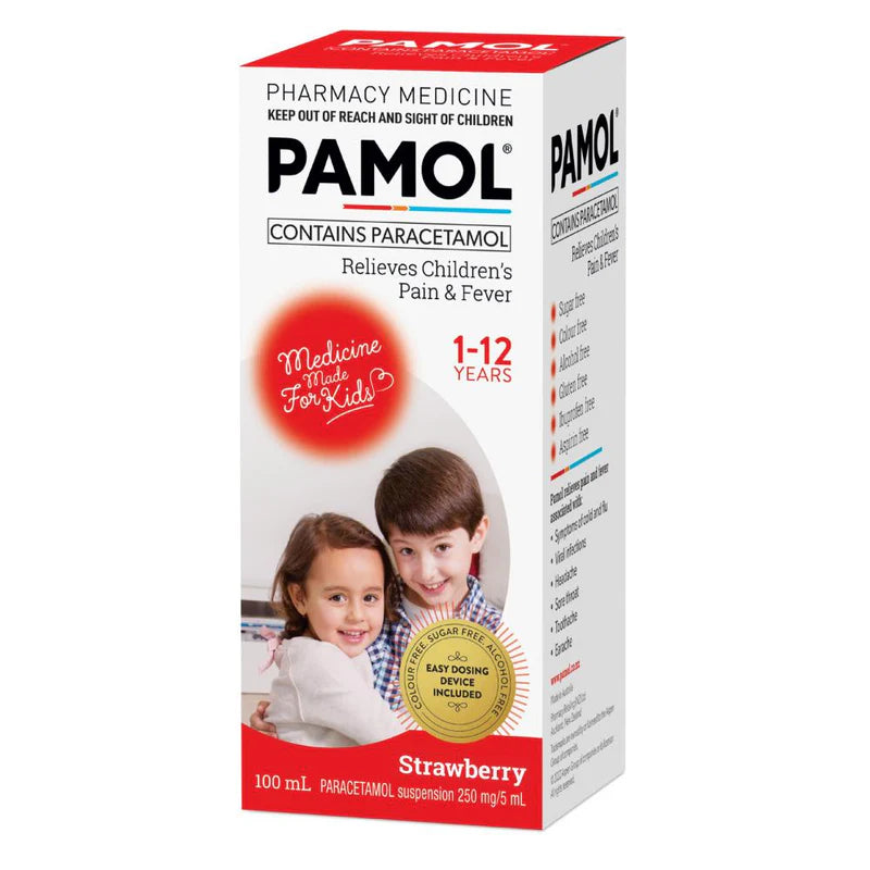 PAMOL All Ages Strawberry 100ml