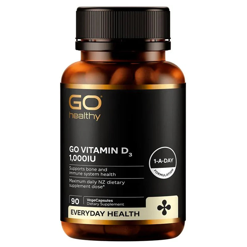 GO Vitamin D3 1000IU 90 Vcaps