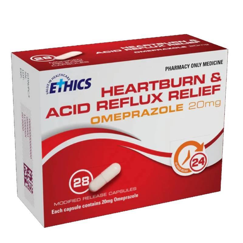 Ethics Heartburn & Acid Reflux Relief 28 Capsules