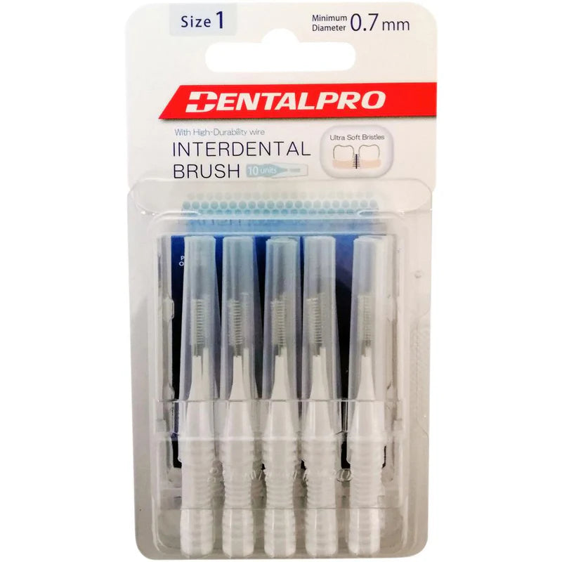 DentalPro Interdental Brushes XXS 0.7mm White