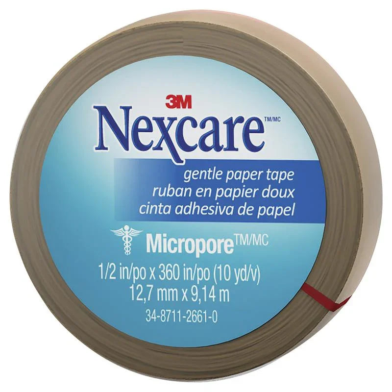 Nexcare Paper Tape 12.5mm Tan Hypoallergenic Medical Tape Corner Pharmacy NZ
Tags: