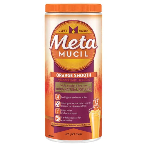 METAMUCIL Orange Smooth 425g 72 Doses