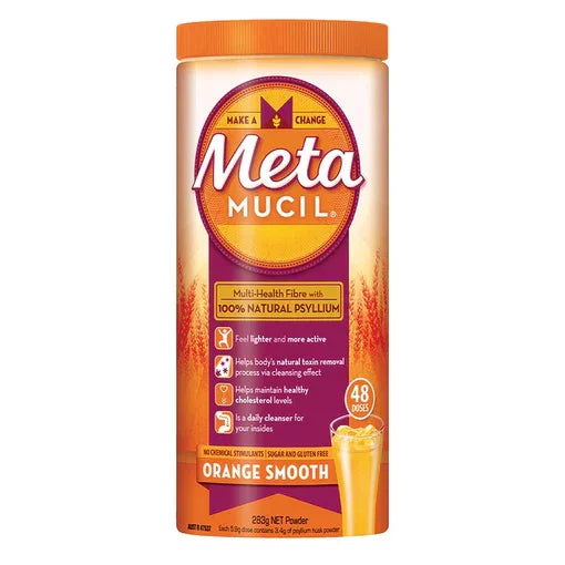 METAMUCIL Orange Smooth 283g 48 Doses