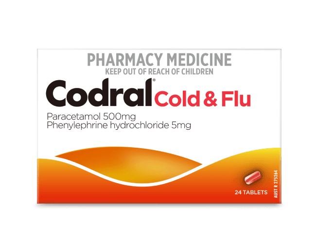 CODRAL Cold & Flu Tabs 24 - Corner Pharmacy