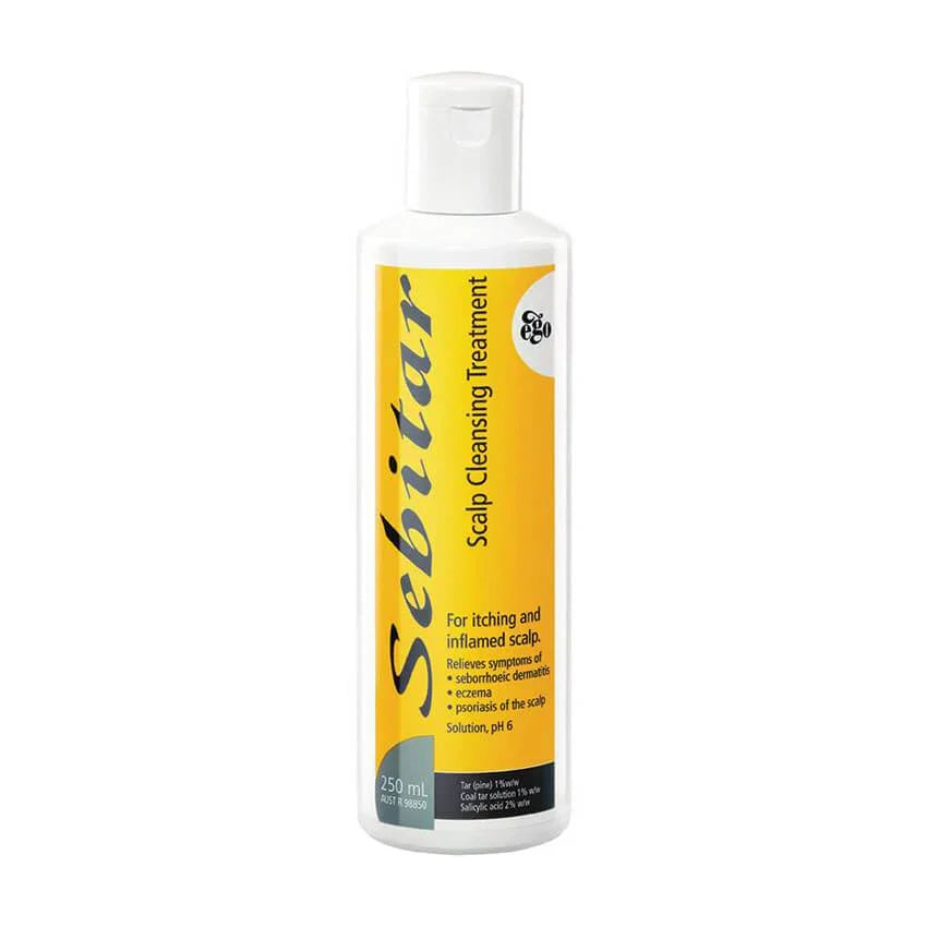 Sebitar scalp cleansing treatment 250ml bottle for itching, inflamed scalp care
