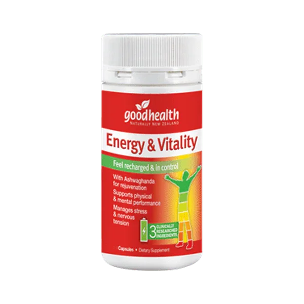 Good Health Energy & Vitality 60 Capsules - Corner Pharmacy