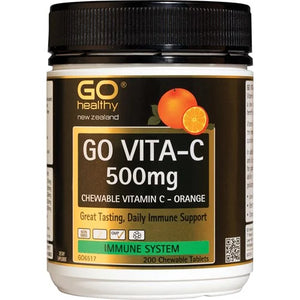 GO Vita-C 500mg Orange 200 Chews