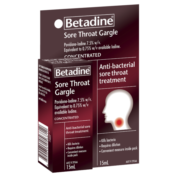 Betadine Sore Throat Gargle 15ml