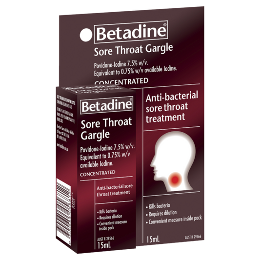 Betadine Sore Throat Gargle 15ml