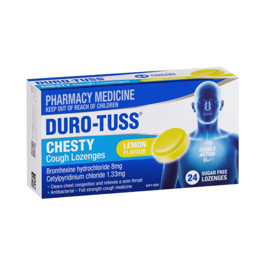 Duro-Tuss Chesty Cough Lozenges Lemon 24s