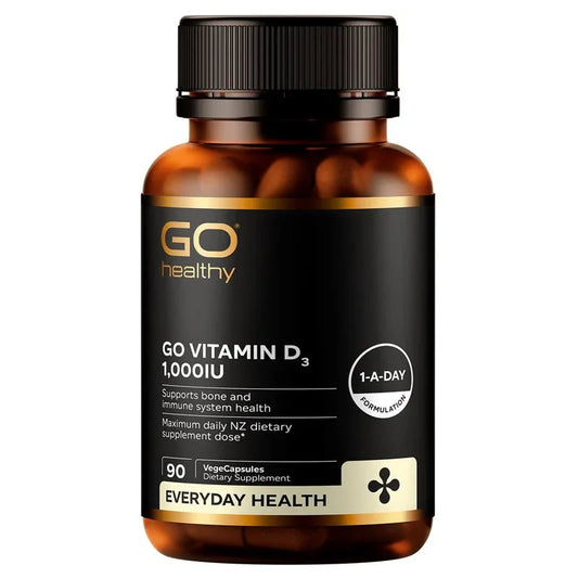GO Vitamin D3 1000IU 90 Vcaps