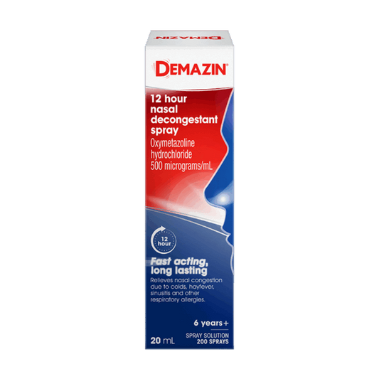 Demazin 12 Hour Nasal Decongestant Spray 20ml