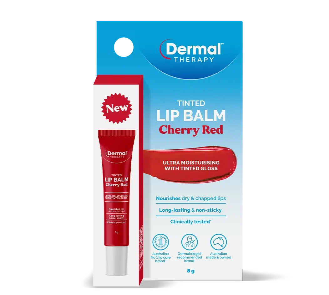 DERMAL THERAPY L/B Tint Cherry Red 8g