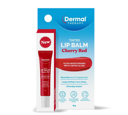 DERMAL THERAPY L/B Tint Cherry Red 8g
