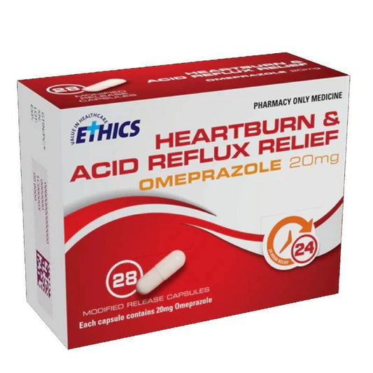 Ethics Heartburn & Acid Reflux Relief 28 Capsules