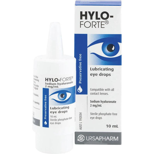Hylo-Forte Lubricating Eye Drops 10ml