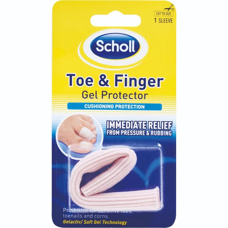 Scholl Gel Toe & Finger Protector Tube – Corn, Blister & Soreness Relief