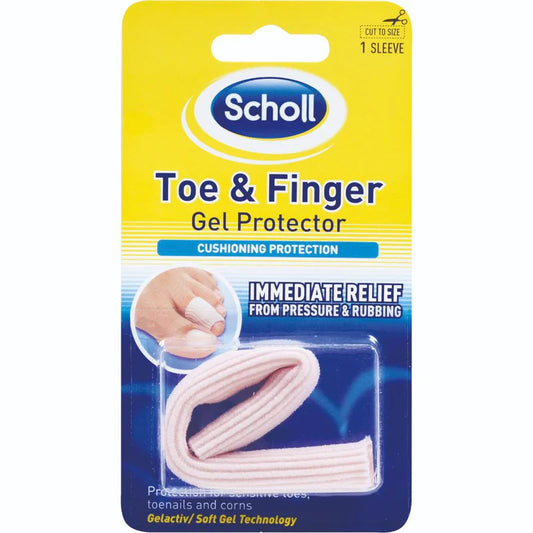 Scholl Gel Toe & Finger Protector Tube – Corn, Blister & Soreness Relief