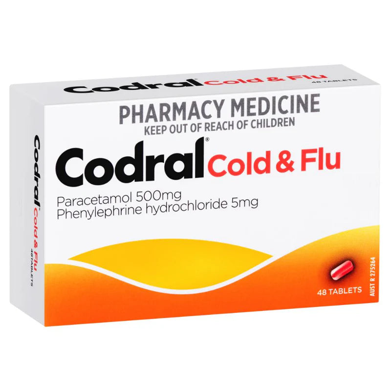 Codral Cold & Flu Tablets – 24s and 48s