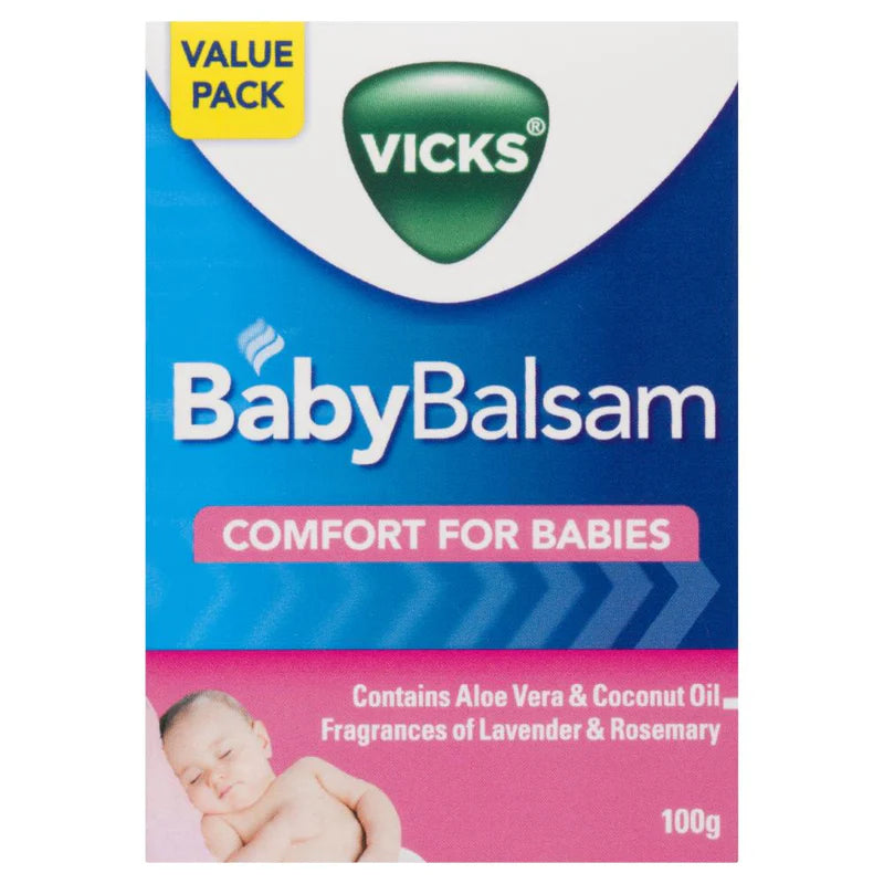 Vicks BabyBalsam Decongestant Rub – Moisturising & Soothing Baby Rub | 50g