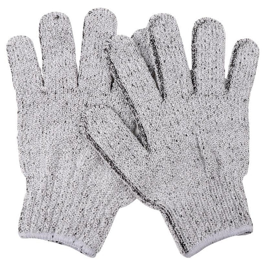 M'CARE 25508 Charcoal Exfoliating Gloves
