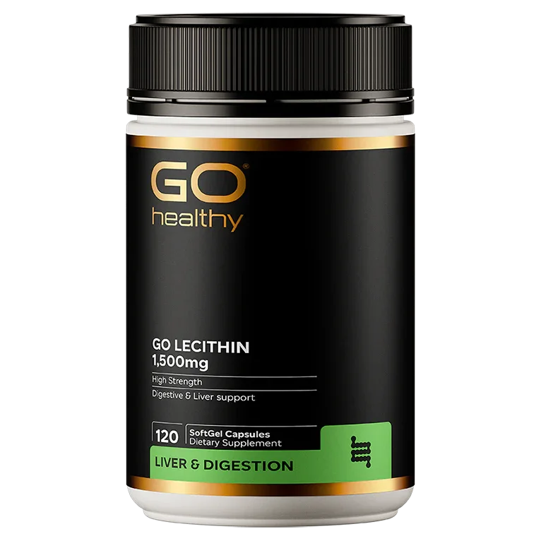 GO Healthy Go Lecithin 1500mg 120 Capsules