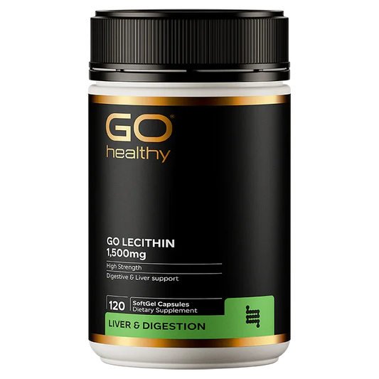 GO Healthy Go Lecithin 1500mg 120 Capsules