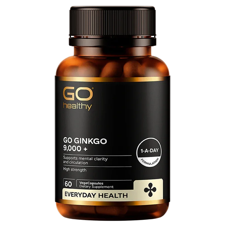 GO Healthy Ginkgo 9000 Plus 60 Vegecaps