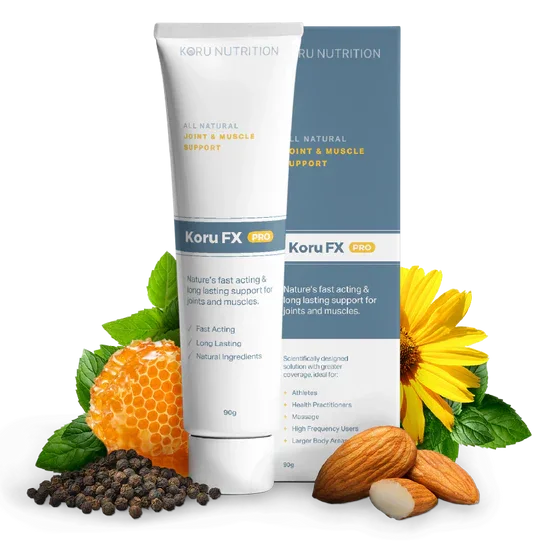Koru FX Pro 90g Natural Pain Relief Cream NZ Made Corner Pharmacy