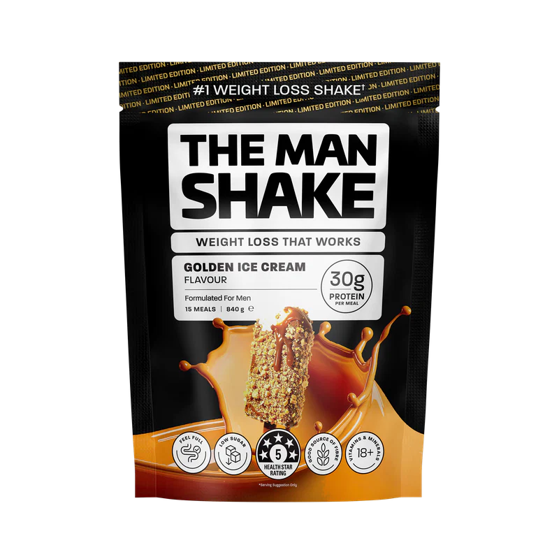 The Man Shake Golden Ice Cream 840g
