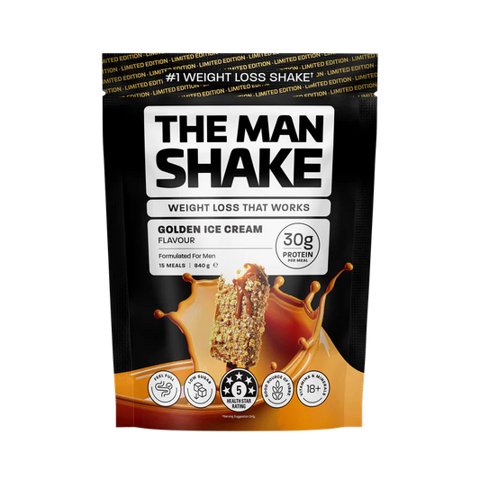 The Man Shake Golden Ice Cream 840g