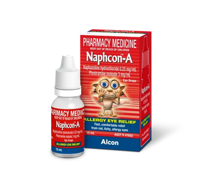 Naphcon-A Allergy Eye Drops – Red & Itchy Eye Relief | 15ml