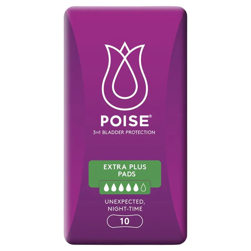 POISE Extra Plus Pads 10pk