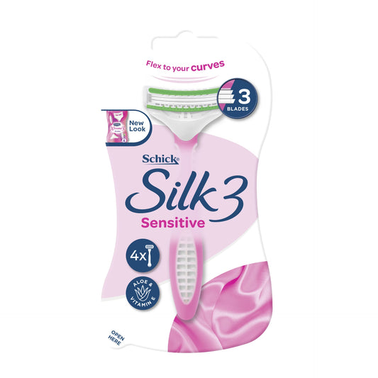 SCHICK Silk3 Sensitive Women Razors 4