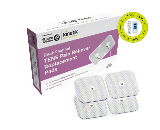 Kinetik Wellbeing Dual Channel TENS Replacement Pads 4