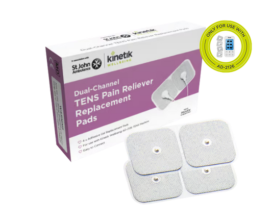 Kinetik Wellbeing Dual Channel TENS Replacement Pads 4