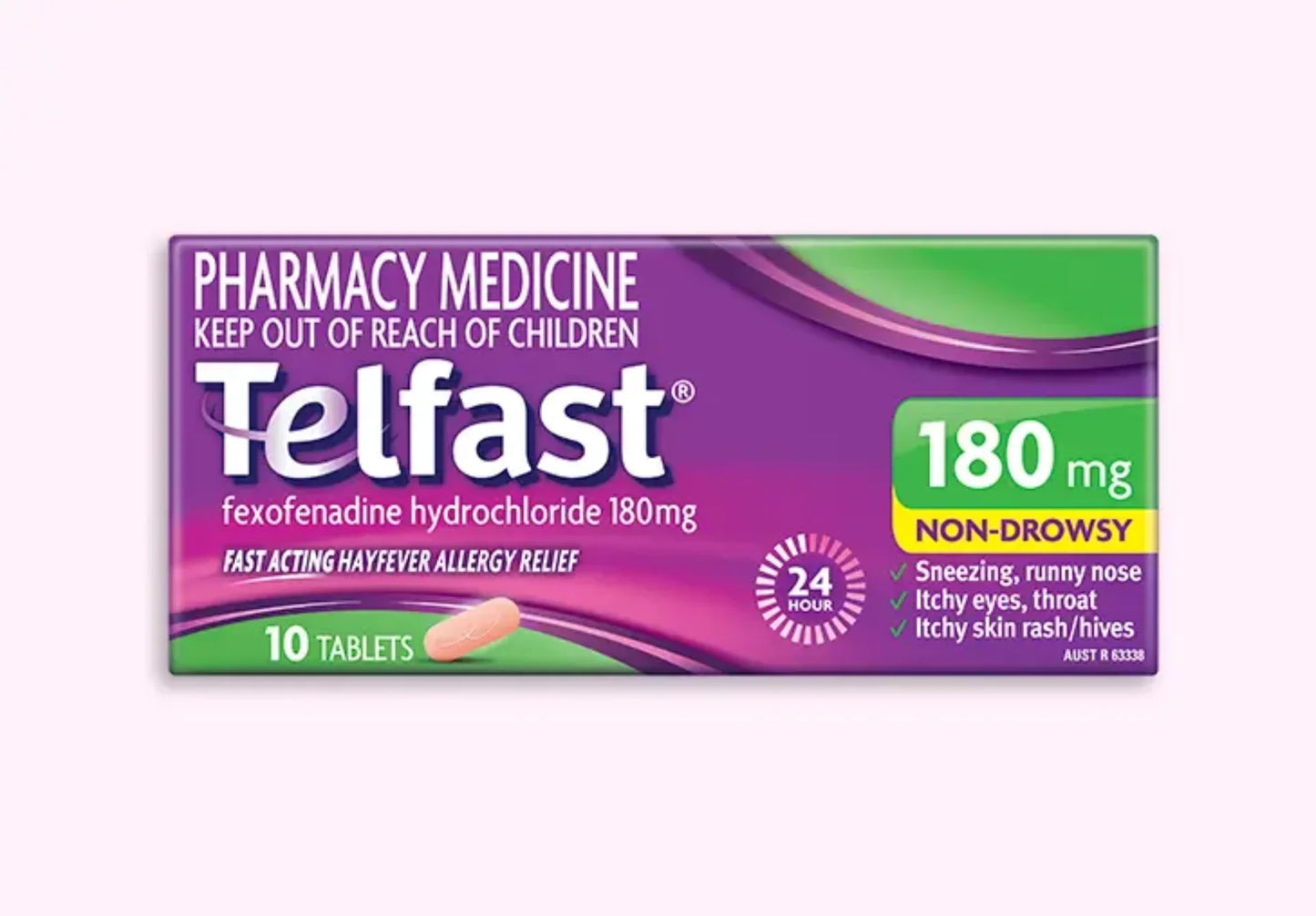 TELFAST Tablets 180mg 10s