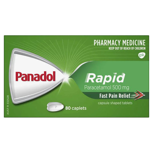 Panadol Rapid Caplets 80s- Corner Pharmacy