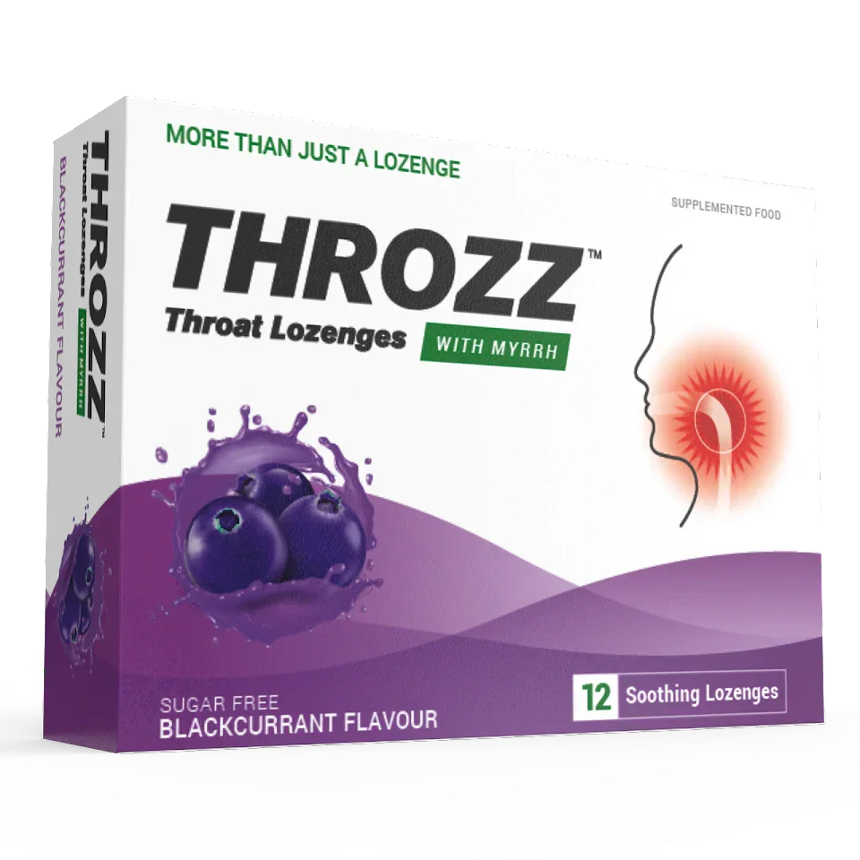 THROZZ S/Free Blackcurrant Loz. 12s