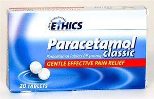 ETHICS Paracetamol Classic 20 Tabs