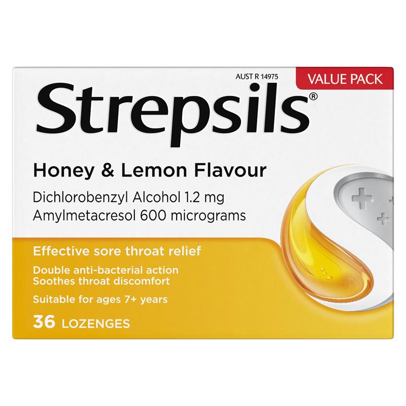 STREPSILS Honey & Lemon 36pk