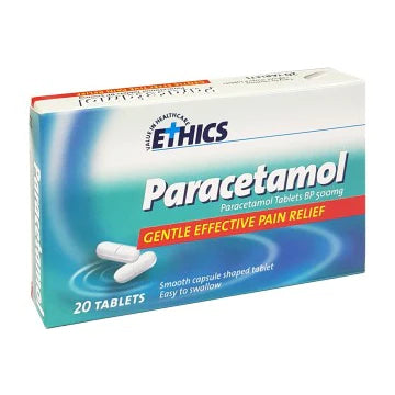 ETHICS Paracetamol 500mg 20 Tabs