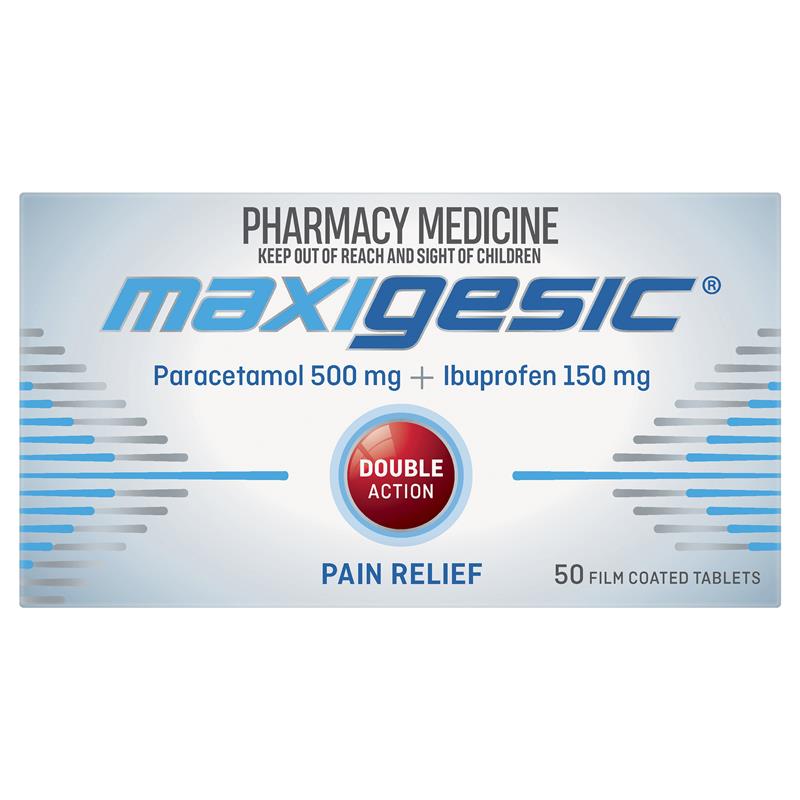 MAXIGESIC Pain Relief Tabs 50s