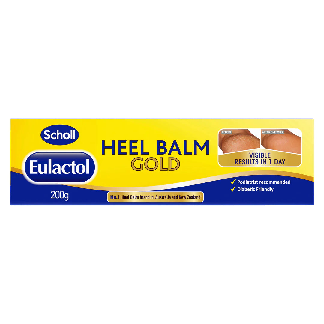 SCHOLL Eulactol Heel Balm Gold 200g – Corner Pharmacy - Auckland, New ...