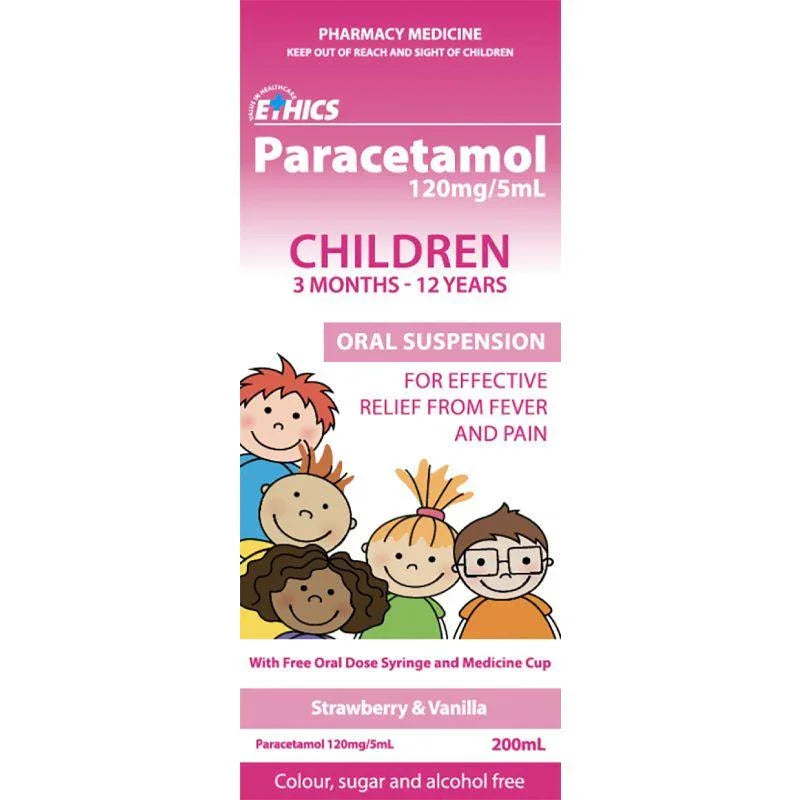 ETHICS Paracetamol 120mg/5ml 200ml