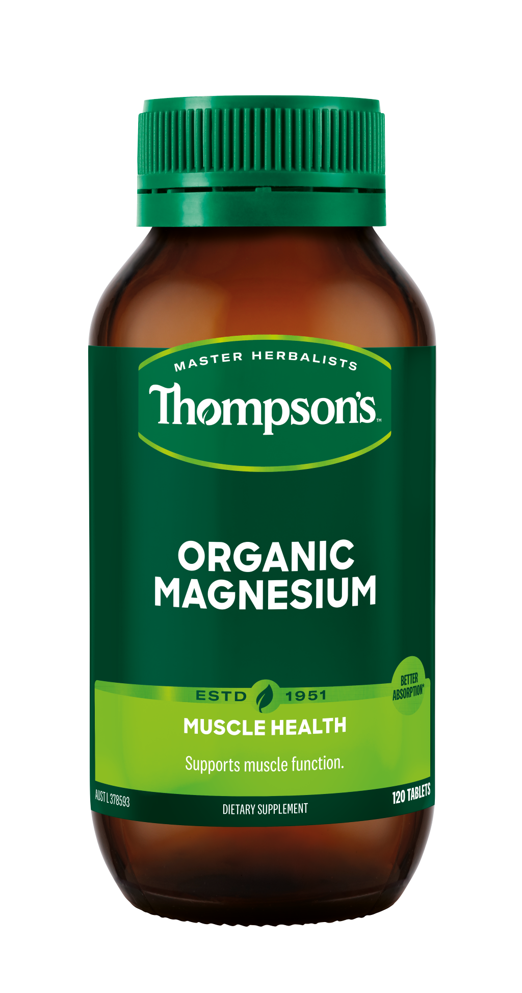 TN Organic Magnesium 120 Tabs