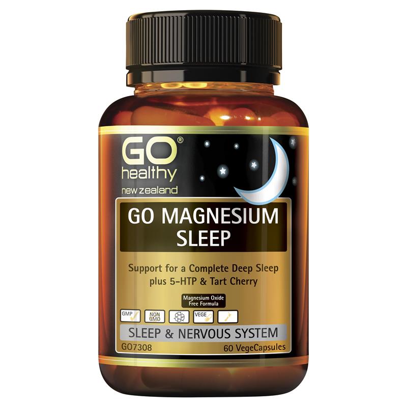 GO Healthy Magnesium Sleep Vegecaps 60s