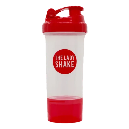 THE LADY Shake Shaker Red 600ml