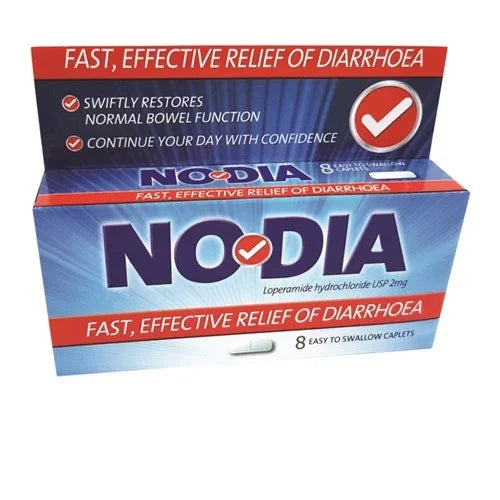 NODIA Loperamide Hcl 2mg 8s