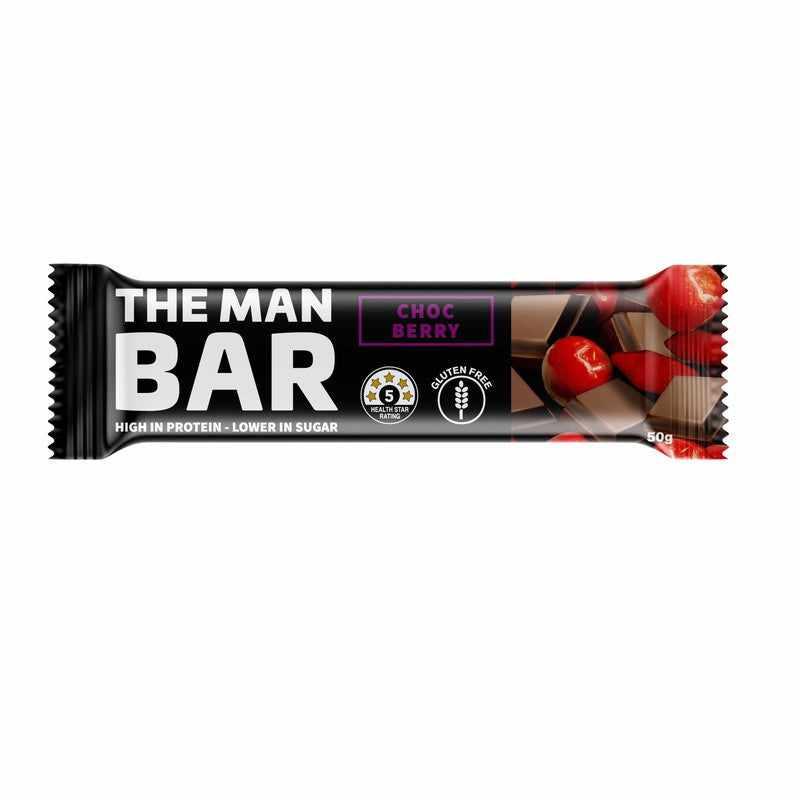 THE MAN Bar Choc Berry 50g